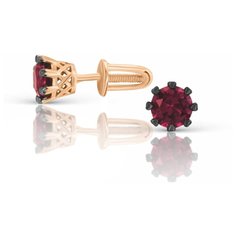 VALTERA Серьги с рубинами 106271