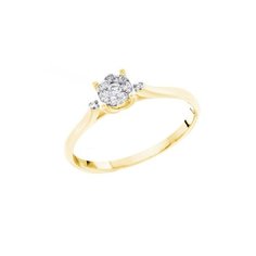 VALTERA Кольцо с бриллиантами 106256, размер 16