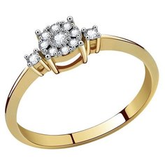 VALTERA Кольцо с бриллиантами 108695, размер 17.5