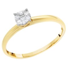 VALTERA Кольцо с бриллиантами 106228, размер 17.5