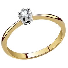 VALTERA Кольцо с бриллиантами 106128, размер 17