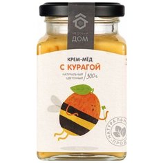 Крем-мед Медовый дом цветочный с курагой