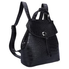 Рюкзак OrsOro, искусственная кожа, черный