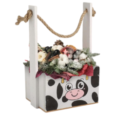 Кашпо Дарите счастье 4551013, белый