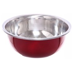 Миска Florento 761-077 серебристый/красный