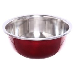 Миска Florento 761-088 серебристый/красный