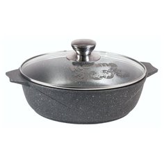 Кастрюля-жаровня Мечта Гранит 26 см 3 л, черный