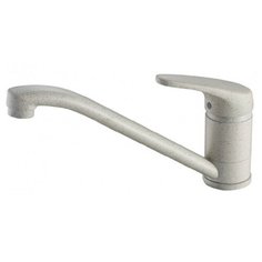 Смеситель для кухни (мойки) KAISER 66233-1, песочный мрамор однорычажный