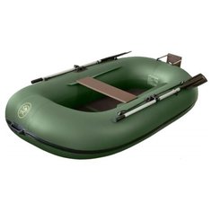 Надувная лодка BoatMaster 250 Эгоист Люкс транец зеленая