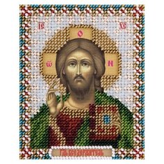 PANNA Набор для вышивания бисером Икона Господа Вседержателя 8.5 х 11 см (СМ-1819)