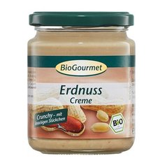 BioGourmet Био Арахисовая паста хрустящая 250 г