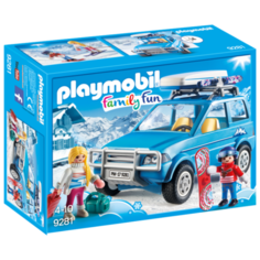 Набор с элементами конструктора Playmobil Family Fun 9281 Зимний внедорожник