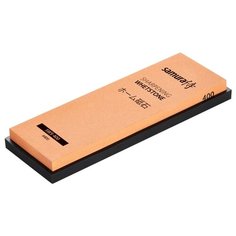 Точильный камень Samura SWS-400 водный однослойный черный/оранжевый