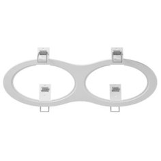 Декоративная рамка Lightstar Intero 111 Round 217926 / 217927 / 217929 на 2 светильника белый