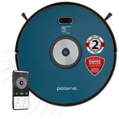 Робот-пылесос Polaris PVCR 3200 IQ Home Aqua бирюзовый