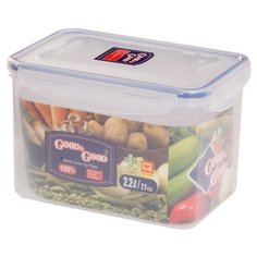 Good & Good Контейнер 2.2 л прозрачный/синий