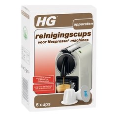 Средство HG для очистки кофемашин Nespresso 6 шт.