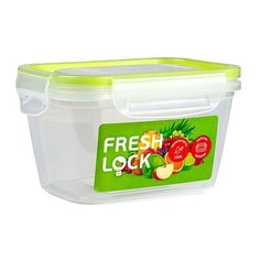 Good & Good Контейнер FRESH LOCK 1л GL2-1 прозрачный/салатовый