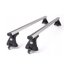 багажник AMOS Koala KE на крышу Lada Kalina 1118 (2004-2011) Lada Granta (2011-н.в.), 1.2 м серебристый Амос