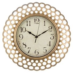 Часы настенные кварцевые Lefard Italian style 220-130 золотистый