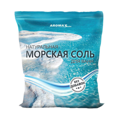 Saules Sapnis Соль морская для ванн натуральная без добавок, 1 кг
