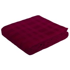 Покрывало Hobby Home Collection Diamond plaid 220 х 240 см, бордовый