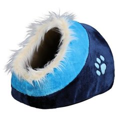 Домик для собак и кошек TRIXIE Minou Cuddly Cave 41х26х35 см синий/голубой
