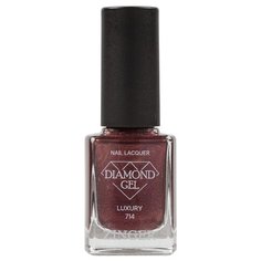 Лак ZINGER Diamond Gel, 12 мл, оттенок 714 luxury