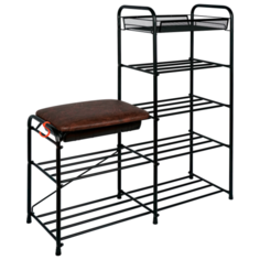 Обувница ЗМИ ПДОсСя 360 , размер (ШхГ): 89х30 см , цвет: черный/коричневый