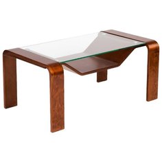 Столик журнальный Мебелик Гурон 1, ДхШ: 100 х 57 см, вишня