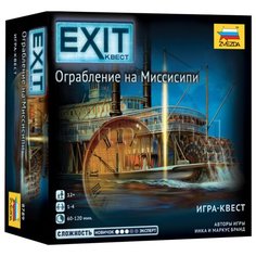 Настольная игра ZVEZDA Exit-Квест. Ограбление на Миссисипи Звезда