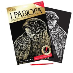 Гравюра Школа талантов Сокол (2147984) золотистая основа