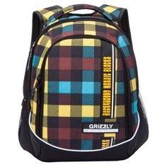 Рюкзак Grizzly RU-925-2/5 14.5 (клетка радуга)