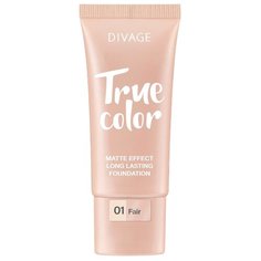 DIVAGE Тональный крем True Color, 25 мл, оттенок: 01 fair