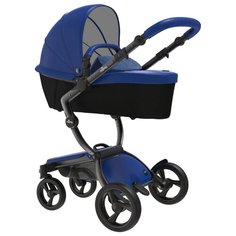 Коляска-трансформер Mima Xari (2 в 1) royal blue/denim blue/black frame, цвет шасси: черный