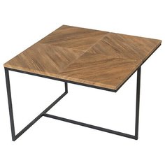 Столик журнальный Мебелик Эклектик квадро, ДхШ: 60 х 60 см, дуб американский