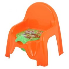 Альтернатива горшок-стульчик 44 котенка оранжевый Alternativa