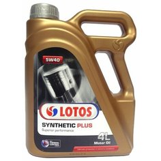 Моторное масло LOTOS Synthetic Plus 5W-40 4 л Лотос