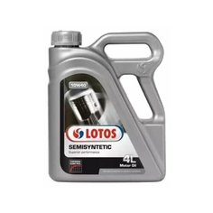 Моторное масло LOTOS Semisynthetic SAE 10W-40 4 л Лотос