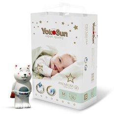 YokoSun трусики Premium M (6-10 кг) 56 шт + игрушка для ванной котик Йоко