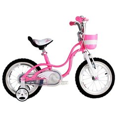 Детский велосипед Royal Baby Little Swan 14 V-brake розовый (требует финальной сборки)