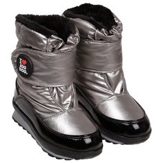 Дутики Jog Dog размер 32, серебряный балтико