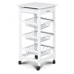 Этажерка TetChair JW3-2014-1, 3 полки, ШxГxВ: 37х37х76 см, белый