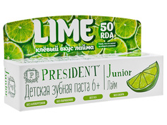Зубная паста President Junior 6+ лет Лайм 50ml 18035