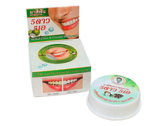 Зубная паста 5 Star Nokthai Травяная отбеливающая с кокосом 25g 292803