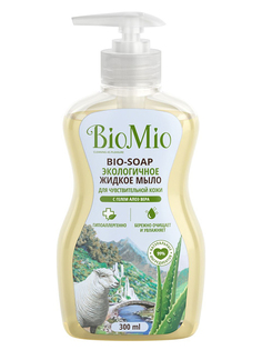 Средство для ухода за телом BioMio Bio-Soap Sensitive Жидкое мыло с гелем алоэ вера 300ml 4011183