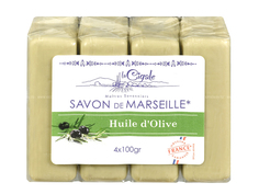 Средство для ухода за телом La Cigale Мыло марсельское с оливой 4шт по 100g 50445