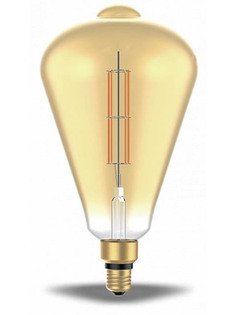 Лампочка Gauss Filament ST164 Е27 6W 2700К 890Lm Golden Straight 157802118