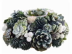 Подсвечник Kaemingk Фантазия с шишками 726055/158901