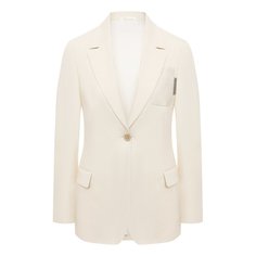 Жакет из льна и хлопка Brunello Cucinelli